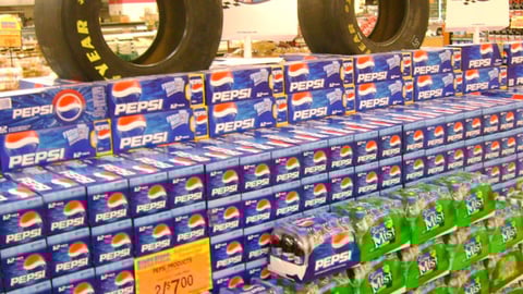 Pepsi-Cola NASCAR Case Stack
