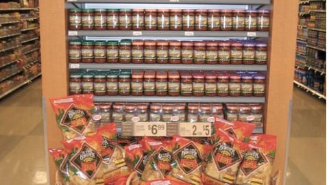 Fresh Fare Salsa Endcap