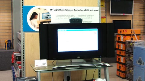 CompUSA HP Digital Entertainment Endcap