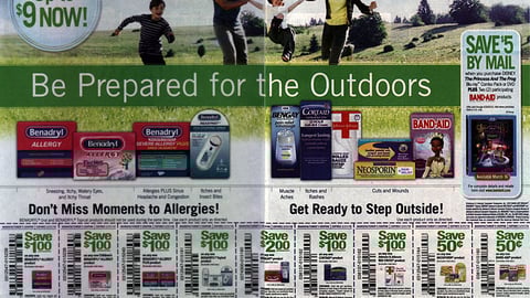 Johnson & Johnson 'Be Prepared' FSI