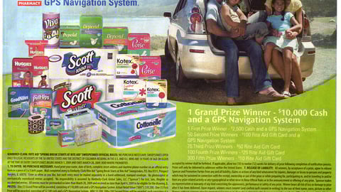 Rite Aid Kimberly-Clark Spring Break Sweeps Feature