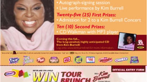 Kraft Gospel Brunch Entry Form