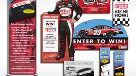 Office Depot NASCAR Sweeps P-O-P