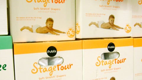 Publix Brand Diaper Packaging