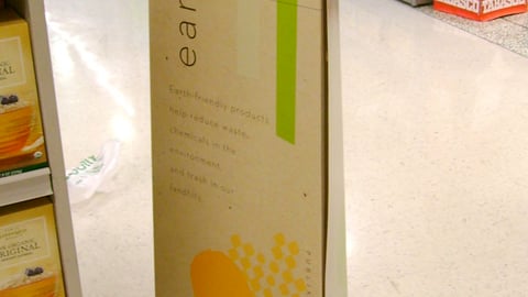 Publix 'Earth Friendly' Standee