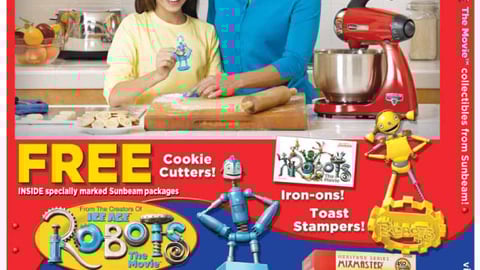 Sunbeam 'Robots' Sweeps Sign