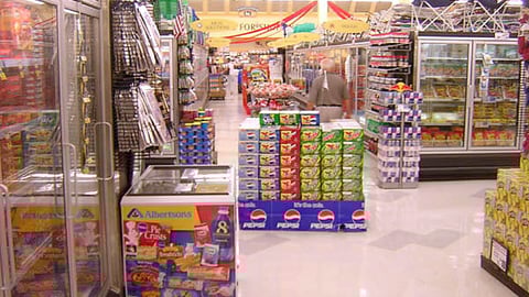 Albertsons Frozen Foods Aisle