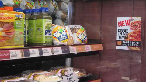 Circle K 'Dinner In No Time' Cooler Cling