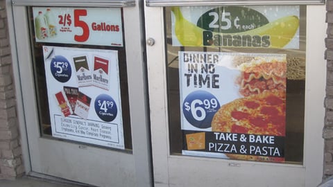 Circle K 'Dinner In No Time' Door Decal