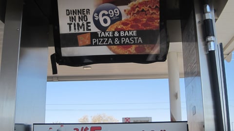 Circle K 'Dinner In No Time' Pump Topper