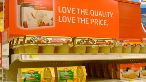 Target Private Label Endcap Header