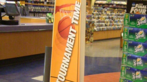 Fred Meyer Basketball Pole Sign