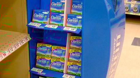 Claritin Floorstand