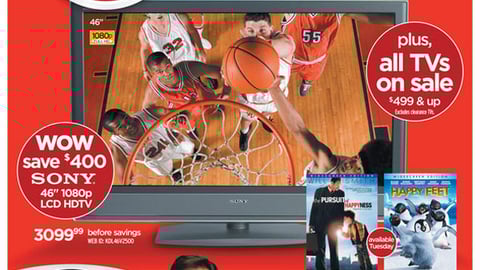 Circuit City '3 Point Play' Circular Cover