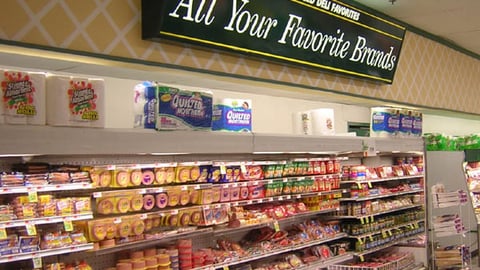 Shaw's Department Signage