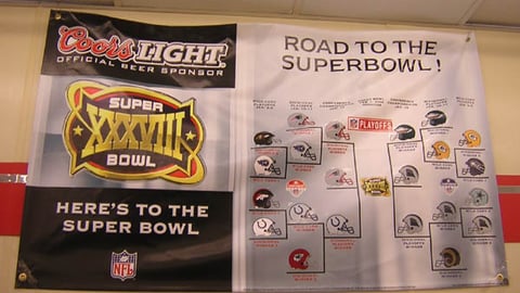 Coors Super Bowl Banner