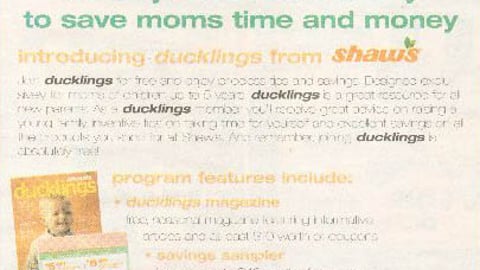 Shaw's Duckling Feature