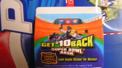 Pepsi On-Pack Rebate Offer