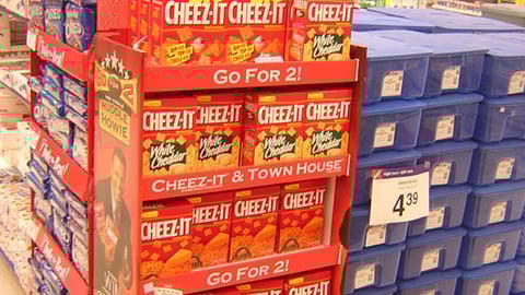 Cheez-It Huddle with Howie Display