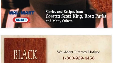 Wal-Mart/Kraft Black History Month Booklet