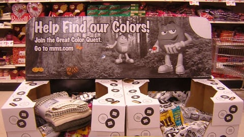 M&Ms "No Color" Display