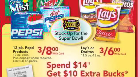 CVS/Pepsi $10 Super Bowl Rebate Feature