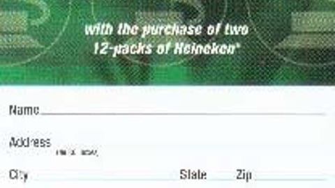 Heineken Grammy CD Offer Take-One