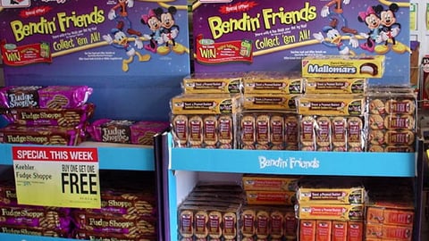 Kellogg's Disney Bendin' Friends Display