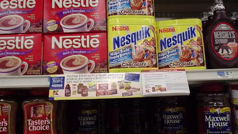 Kmart/Nestle Shelf Signage