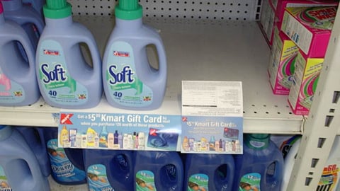 Kmart/Unilever Shelf Signage