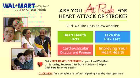 Wal-mart.com National Heart Month Info