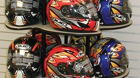 Castle Sales Helmet Floorstand