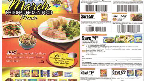 National Frozen Food Month FSI