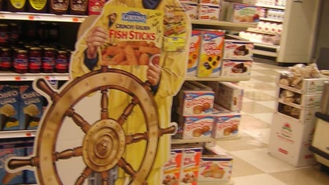 Gorton's Fisherman Standee
