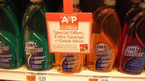 P&G 'brandSaver' Shelf Sign