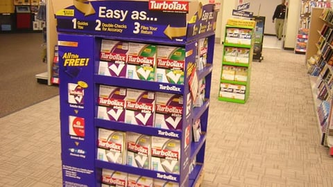 TurboTax Pallet Display