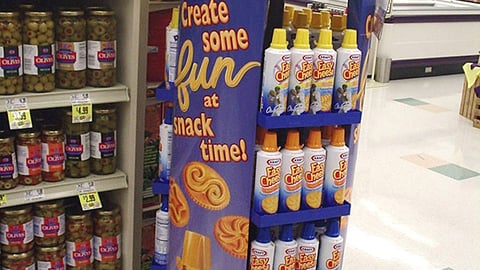 Kraft Easy Cheese Display