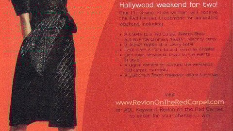 Revlon On the Red Carpet Ad