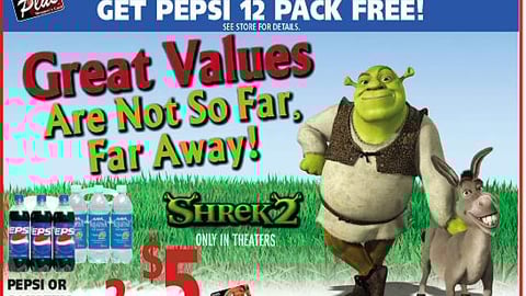 Dillons/Pepsi 'Shrek 2' Feature