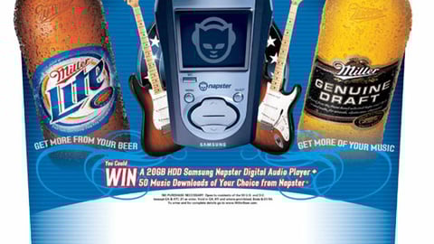 Miller '50 Years of Rock' Window 1 Case Card