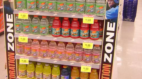 Walgreens Gatorade Endcap