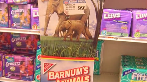 Barnum's Animal Crackers Floorstand