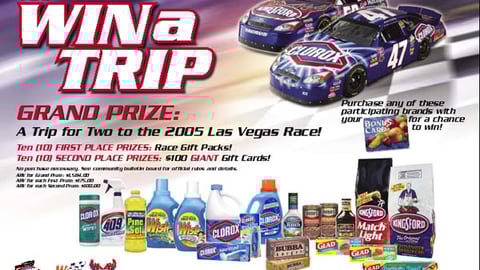 Giant (Landover) NASCAR Sweepstakes Shelf Sign