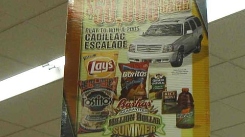 Bashas' Million Dollar Giveaway Ceiling Hangers