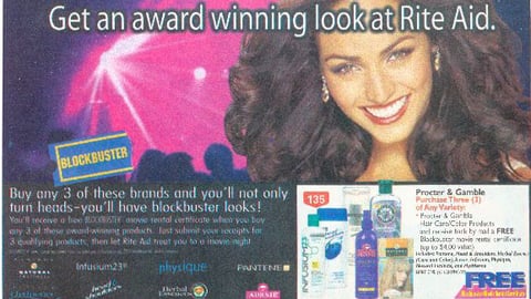 Rite Aid/P&G "Free Rental" Feature