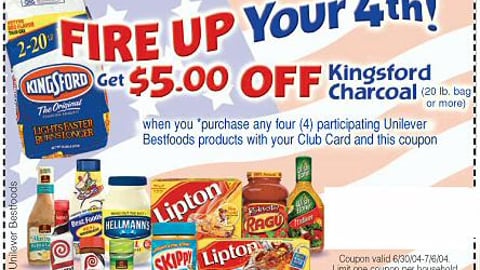 Safeway / Kingsford / Unilever Offer