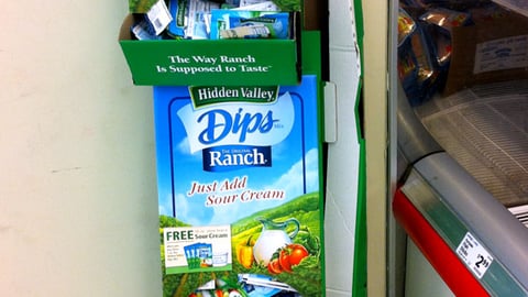 Hidden Valley Ranch Dips Shipper