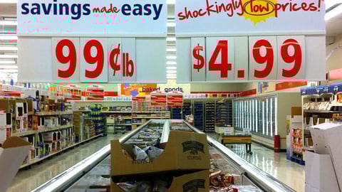 Save-a-Lot 'Shockingly Low' Sign