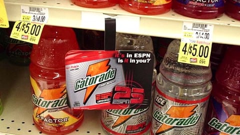 Gerbes/Gatorade Shelf Sign