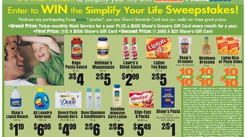 Shaw's/Unilever Feature